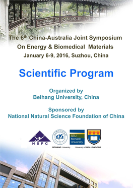 The 6Th China-Australia Joint Symposium on Energy