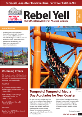 Tempesto! Media Day Accolades for New Coaster