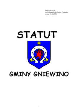 Gminy Gniewino Z Dnia 10.10.2006