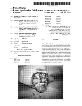 US 2016/0206742 A1 Wang Et Al