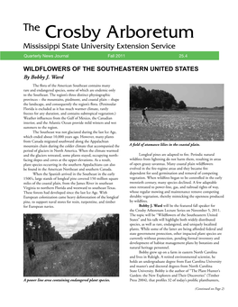 The Crosby Arboretum Lecture Series on November 5, 2011