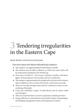 3Tendering Irregularities in the Eastern Cape