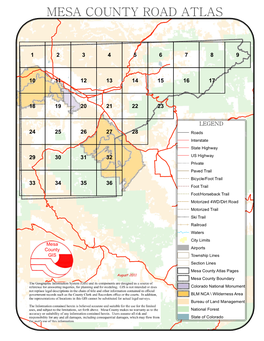 Mesa County Road Atlas