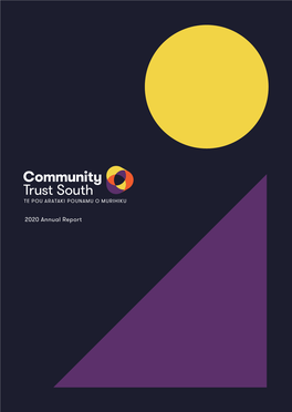 2020 Annual Report Community Trust South