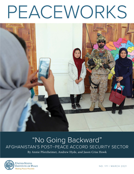 “No Going Backward”: Afghanistan's