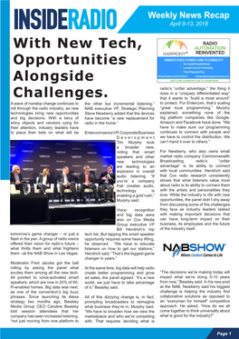 With New Tech, Opportunities Alongside Challenges