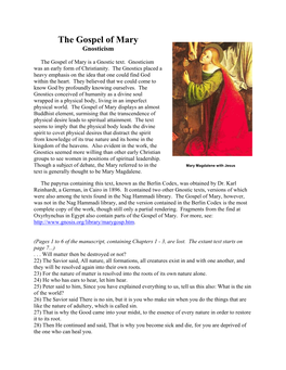 The Gospel of Mary.Pdf