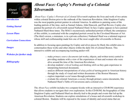 Aboutface: Copley's Portrait of a Colonial Silversmith