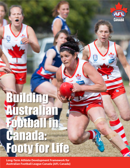 Building Australian Football in Canada: Footy for Life