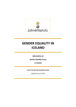 Gender Equality in Iceland