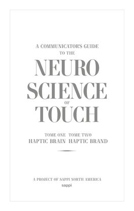 A Communicator's Guide to the Neuroscience of Touch