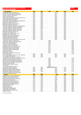 TUNBRIDGE WELLS (SEVENOAKS) AM TIMETABLE LSP0564 MON - FRI Exc