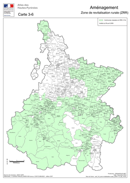 Zone De Revitalisation Rurale (ZRR)