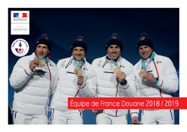 Brochure De L'équipe De France Douane 2018/2019