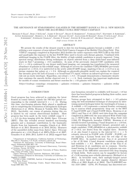 The Abundance of Star-Forming Galaxies in the Redshift Range 8.5