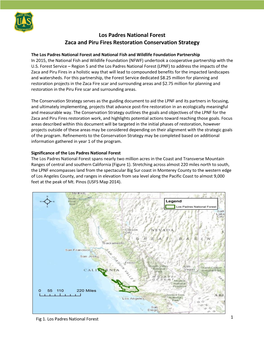 Los Padres National Forest Zaca and Piru Fires Restoration Conservation Strategy