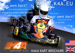 K4a® Kart Brochure