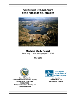 SOUTH SWP HYDROPOWER FERC PROJECT NO. 2426-227 Updated