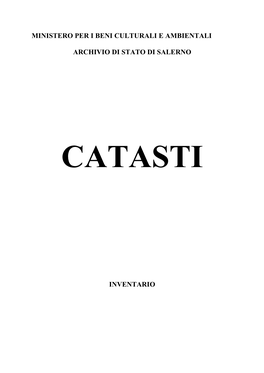 Catasto Antico