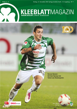 Kleeblattmagazin Saison 2010/2011 | Zweite Bundesliga