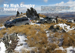 My High Country Journey