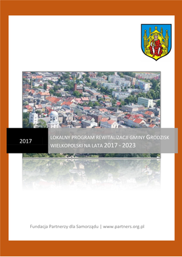 Lokalny Program Rewitalizacji Gminy Grodzisk Wielkopolski Na Lata 2017