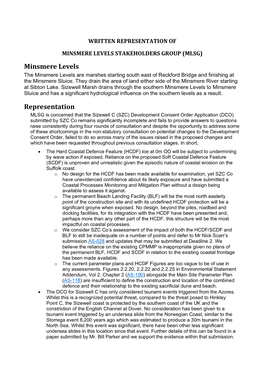 Minsmere Levels Representation