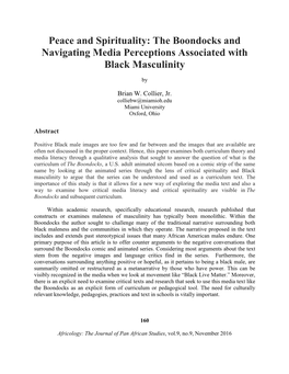 Peace and Spirituality: the Boondocks and Navigating Media Perceptions Associated with Black Masculinity