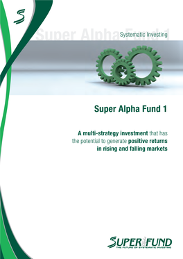 Super Alpha Fund Factsheet