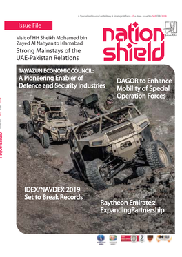 IDEX/NAVDEX 2019 Set to Break Records DAGOR to Enhance Mobility of Special Operation Forces Raytheon Emirates: Expandingpartners