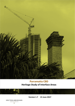 Parramatta CBD Heritage Study of Interface Areas