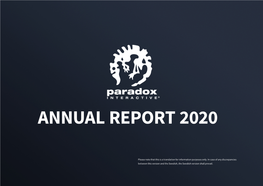 Annual Report 2020