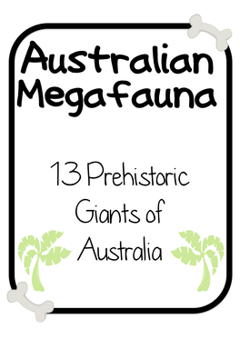 Australian Megafauna