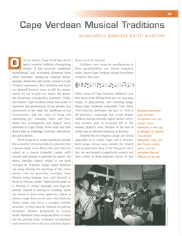 Cape Verdean Musical Traditions