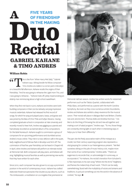 Recital GABRIEL KAHANE & TIMO ANDRES