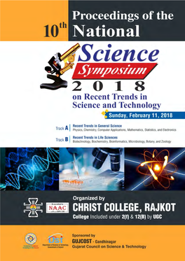 On Recent Trends in Science and Technology Sunday, February 11, 2018