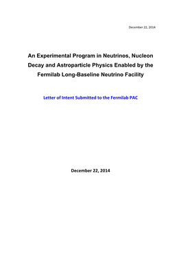 An Experimental Program in Neutrinos, Nucleon Decay and Astroparticle Physics Enabled by the Fermilab Long-Baseline Neutrino Facility