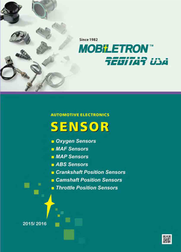 2015-2016 Sensors Catalog