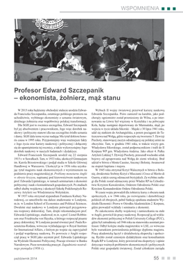 Profesor Edward Szczepanik – Ekonomista, Żołnierz, Mąż Stanu