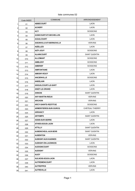 Liste Communes 02 Page 1
