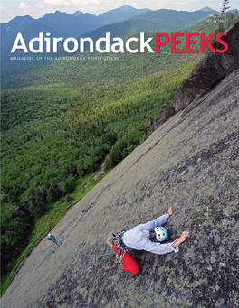 MAGAZINE of the ADIRONDACK FORTY-SIXERS FALL 2018 Vol. LV