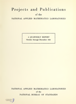 Projects and Publications of the Applied Mathematics