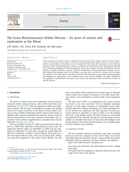 The Lunar Reconnaissance Orbiter Mission –Six Years of Science and Exploration at the Moon