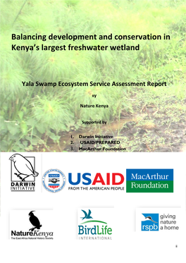 Yala Swamp Ecosystem Service Assessment Report