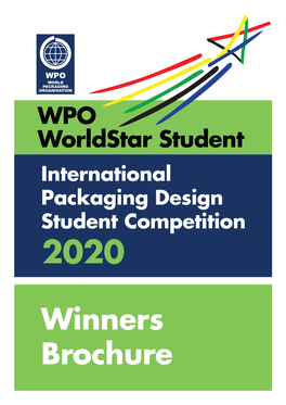 Winners Brochure International Packaging Design Student Competition WPO Worldstar Student 2020