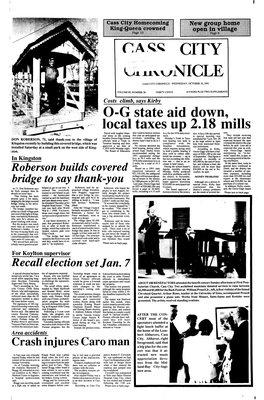 0-G State Aid Down, Local Taxes up 2.18 Mills Faced with Tougher Finan- Also Voted to Borrow Monies Levy for the 1976Debt Retire- Nav