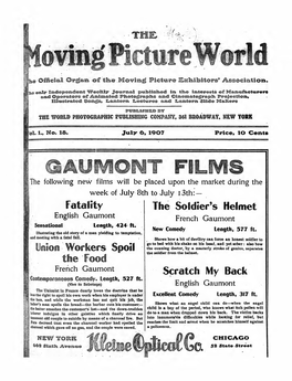 The Moving Picture World (July 1907)