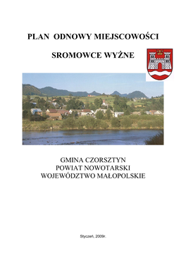 Plan Odnowy Miejscowości Sromowce Wyżne