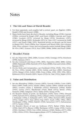 1 the Life and Times of David Ricardo 2 Ricardo's Vision 3 Value And