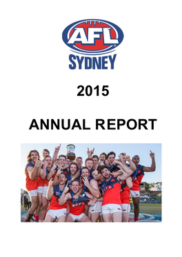 AFL Sydney 2015 Annual Report